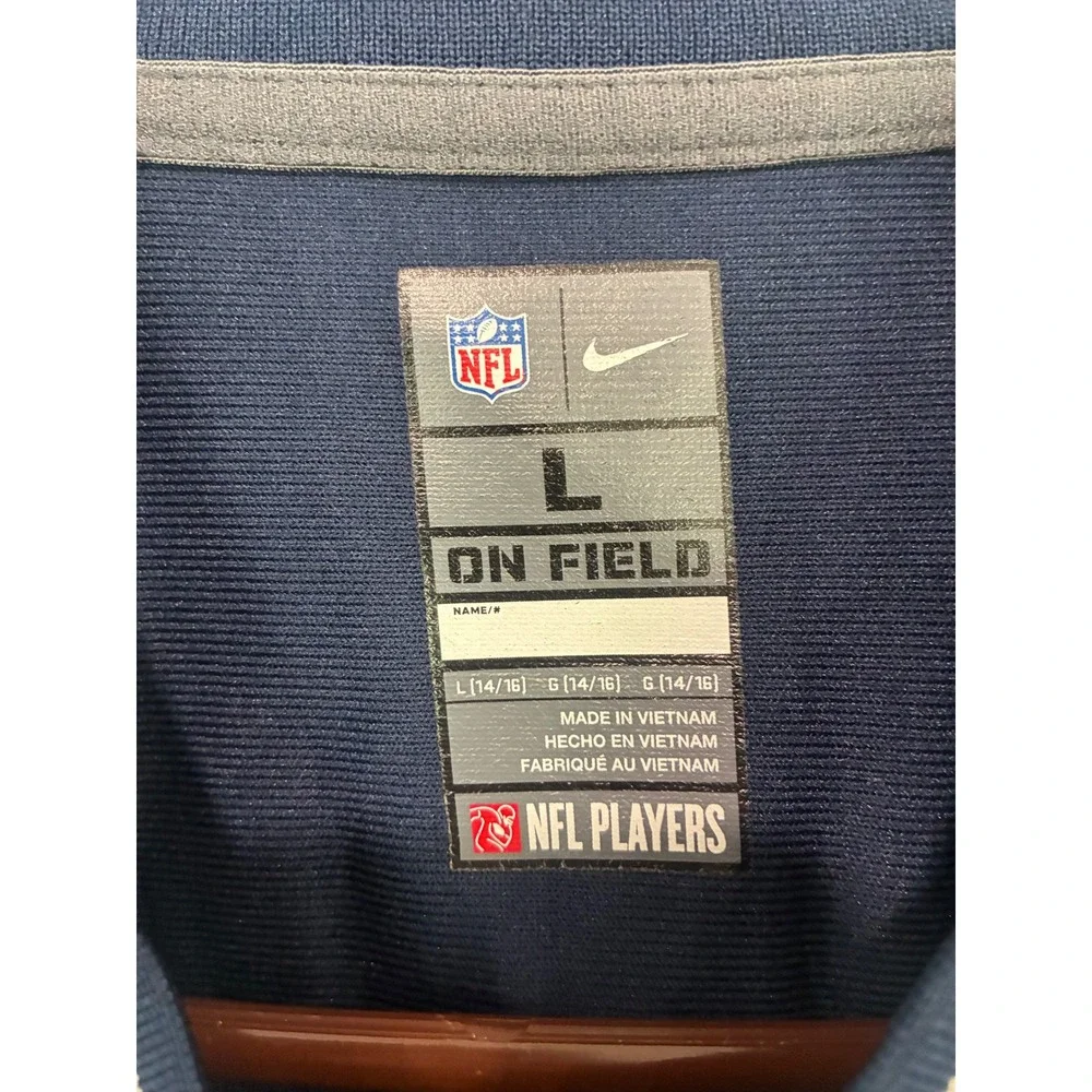 Nike Dallas Cowboys Dak Prescott Jersey Kids Large 14/16 Navy Blue NFL Football